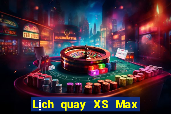 Lịch quay XS Max 4D ngày 6