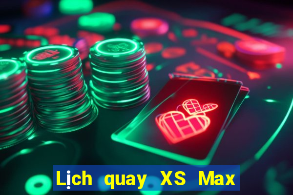 Lịch quay XS Max 4D ngày 6