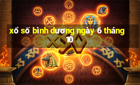 xổ số bình dương ngày 6 tháng 10