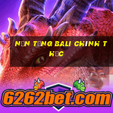 Nền tảng Bali chính thức