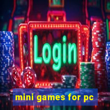 mini games for pc