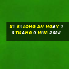 xổ số long an ngày 10 tháng 9 năm 2024