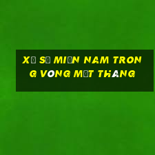 xổ số miền nam trong vòng một tháng