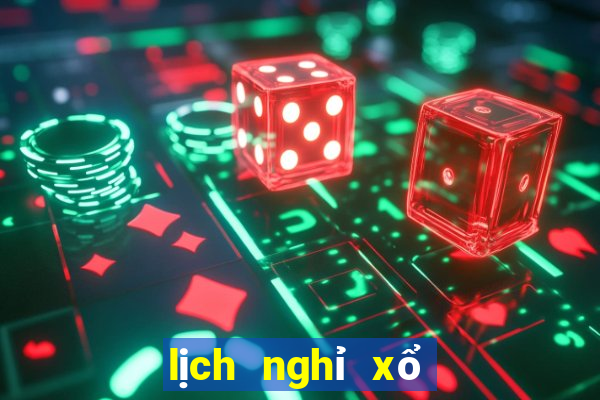 lịch nghỉ xổ số miền nam