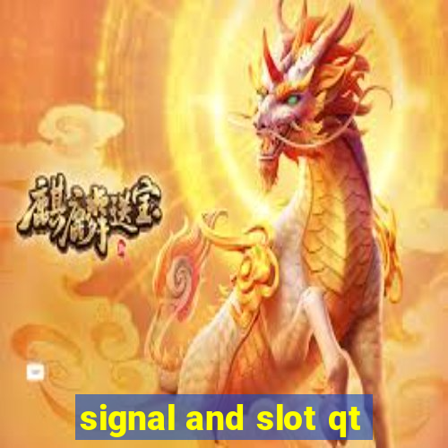 signal and slot qt