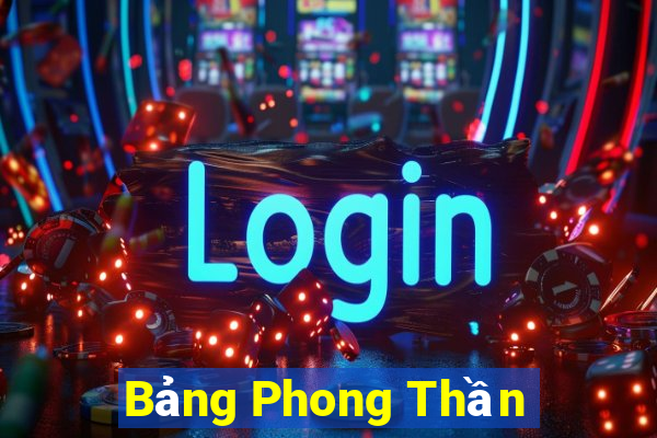 Bảng Phong Thần