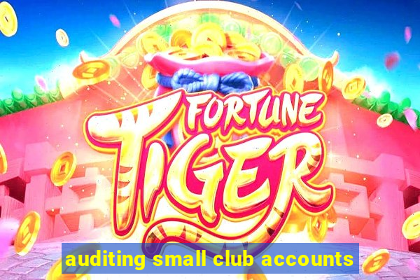 auditing small club accounts