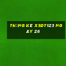 Thống kê XSDT123 ngày 26