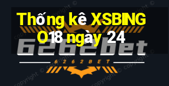 Thống kê XSBINGO18 ngày 24