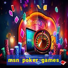 msn poker games online free