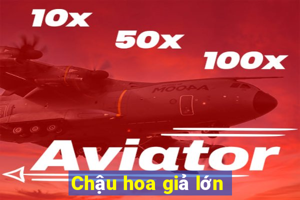 Chậu hoa giả lớn