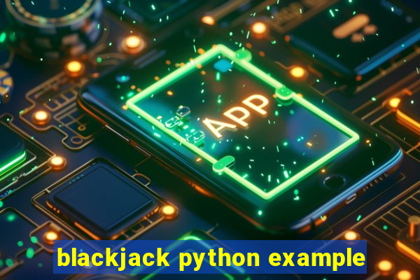 blackjack python example