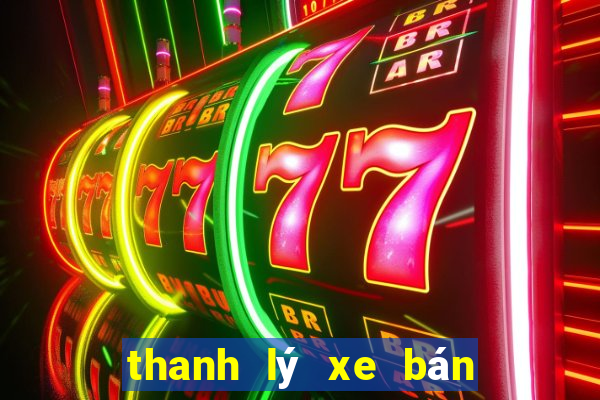 thanh lý xe bán cá viên chiên