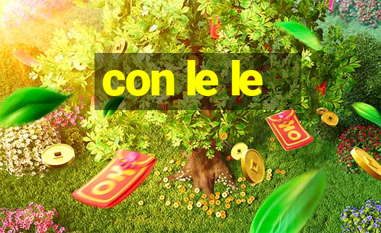 con le le