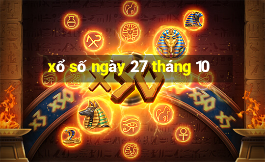 xổ số ngày 27 tháng 10