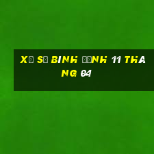 xổ số bình định 11 tháng 04