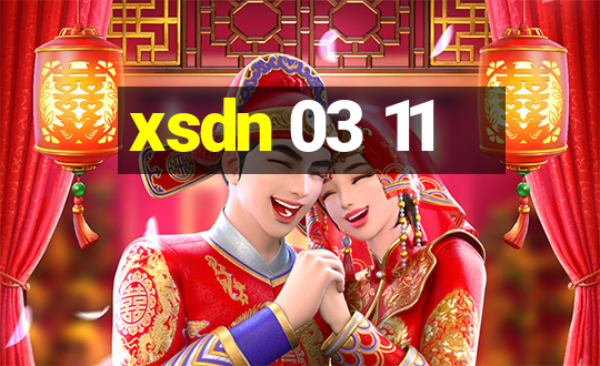 xsdn 03 11