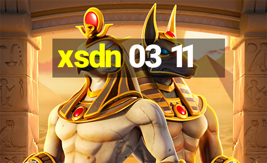 xsdn 03 11