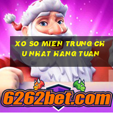 xo so mien trung chu nhat hang tuan