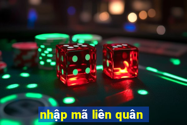 nhập mã liên quân