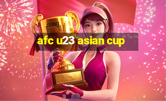 afc u23 asian cup