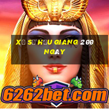 xổ số hậu giang 200 ngày