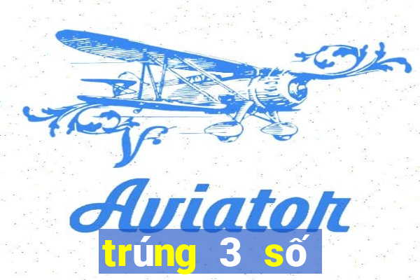 trúng 3 số đầu giải đặc biệt