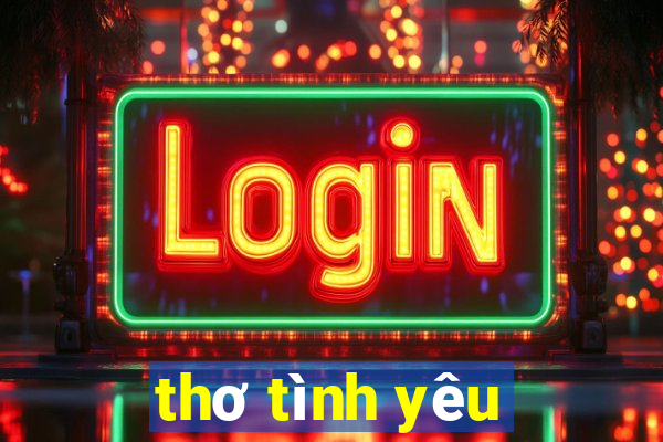 thơ tình yêu