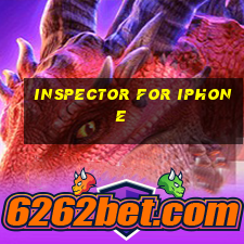 inspector for iphone