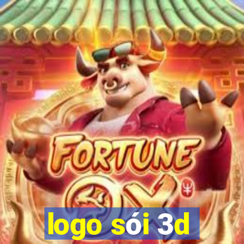 logo sói 3d