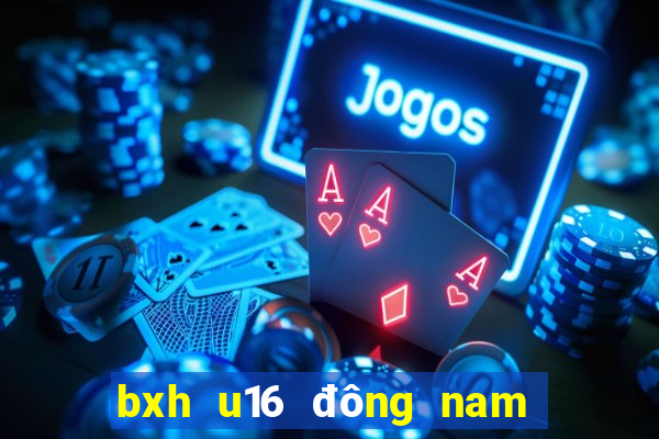 bxh u16 đông nam á 2024