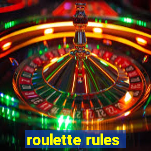 roulette rules