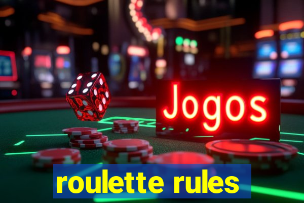 roulette rules