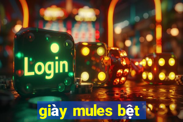 giày mules bệt