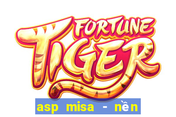 asp misa - nền tảng kế toán