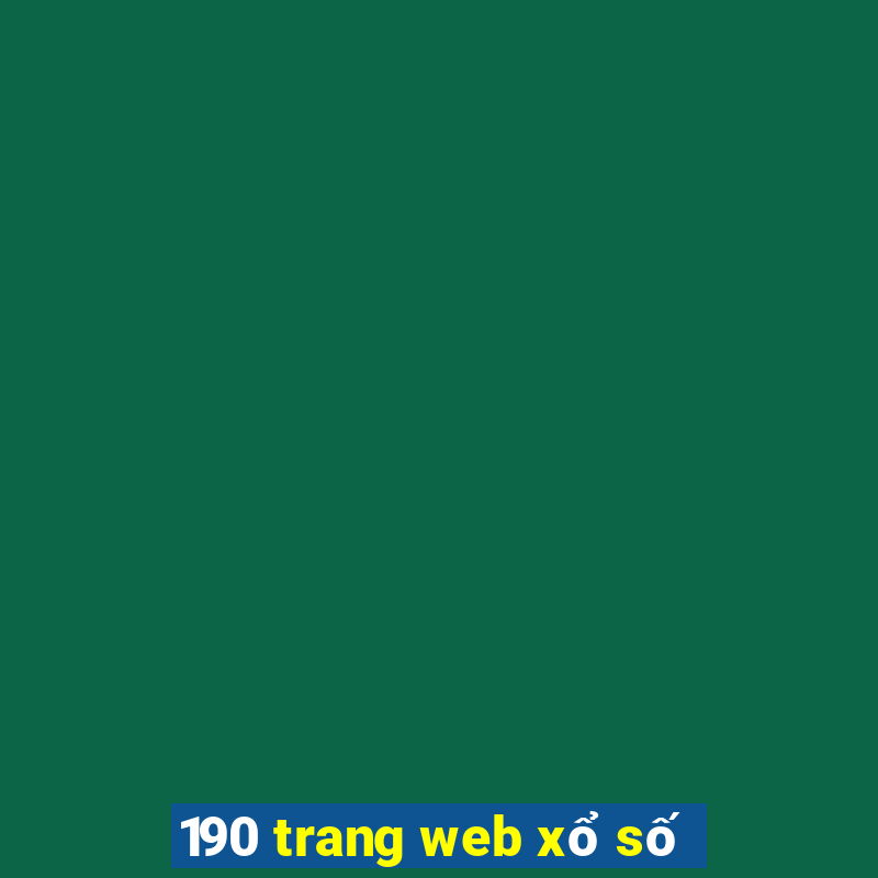 190 trang web xổ số