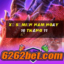 xổ số miền nam ngày 16 tháng 11