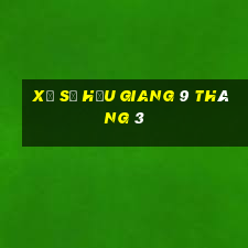 xổ số hậu giang 9 tháng 3