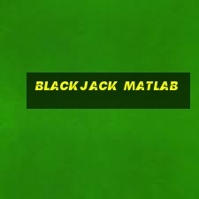 blackjack matlab