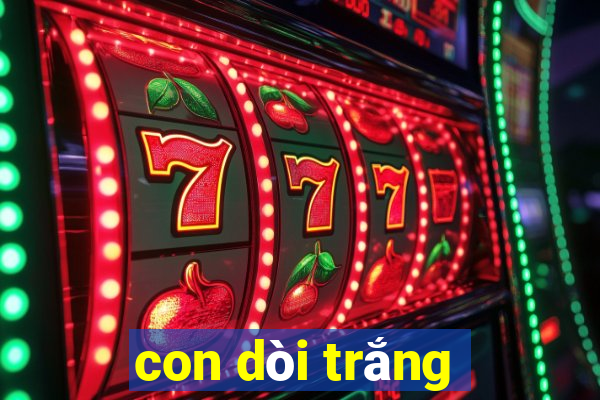 con dòi trắng