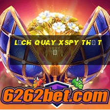 Lịch quay XSPY thứ tư