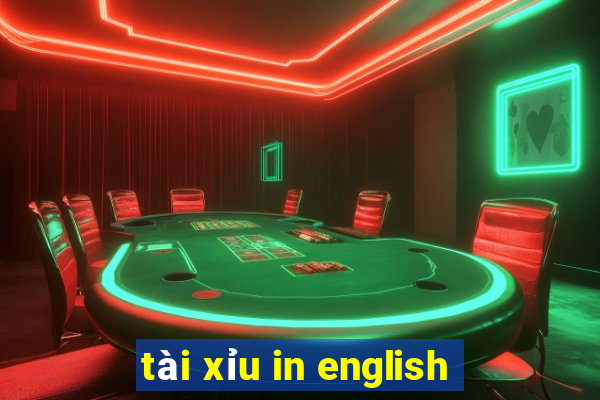 tài xỉu in english