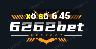 xổ số 6 45