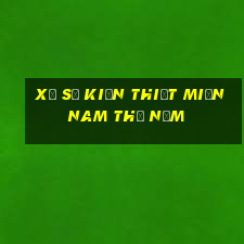 xổ số kiến thiết miền nam thứ năm