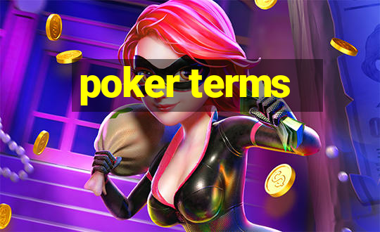 poker terms