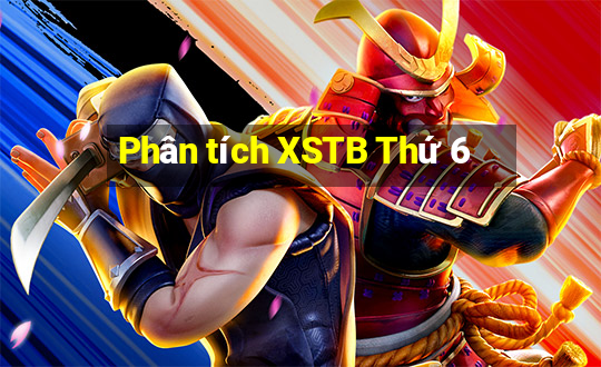 Phân tích XSTB Thứ 6