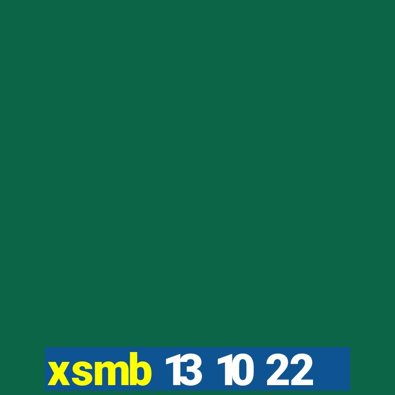 xsmb 13 10 22