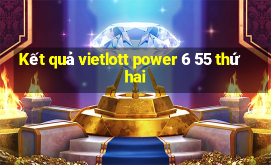 Kết quả vietlott power 6 55 thứ hai