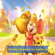 blackjack game in javascript