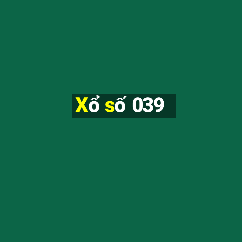 Xổ số 039